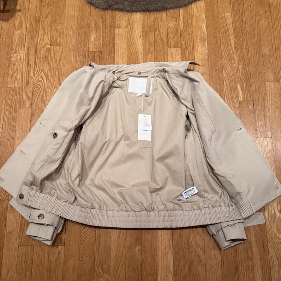 ZARA - ZW COLLECTION WATER REPELLENT SHORT TRENCH COAT - Picture 13 of 14